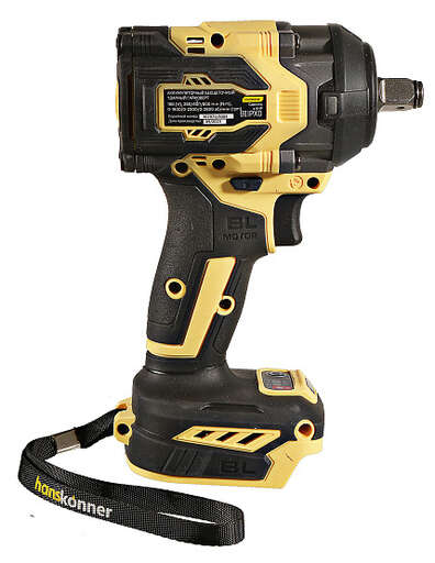 Изображение для Аккумуляторный гайковерт Hanskonner HCD20600BL 1BatterySystem