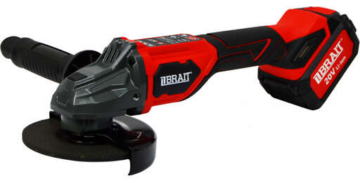 Изображение для МШУ аккумуляторная BRAIT BCAG20/125-4PUBL-1 PRO (125мм, 20Вт, 2500-11500об/мин, плавный пуск, бесщёточный двигатель)