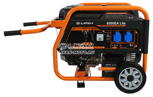 Изображение для Генератор Lifan 6500EA Lite (5.5 кВт, электростартер)
