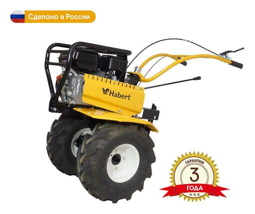 Изображение для Мотоблок Habert HMN-223 New  (7 лс, колеса Экстрим 19x7-8, 4 вперед/2 назад)
