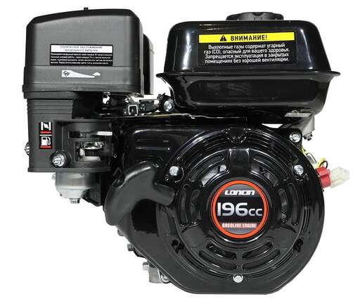 Изображение для Двигатель Loncin G200F-B D20 (U type) 5А (6.5 лс, 20 мм, автоматическое сцепление, катушка освещения 5А)