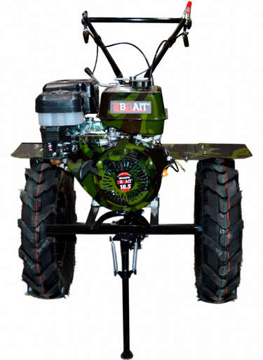 Изображение для Мотоблок  бензиновый Brait BR-135GFHPRO (18.5 лс, 3 вперед/1 назад, колеса 6х12, пониженная скорость)