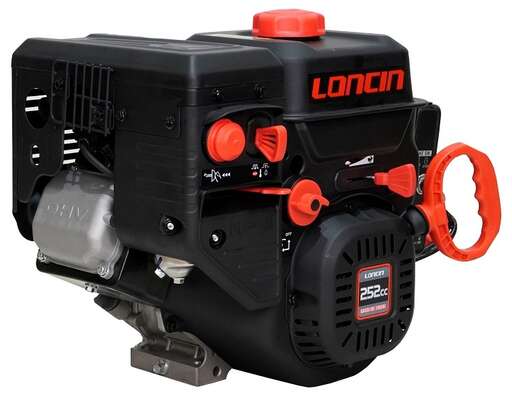 Изображение для Двигатель Loncin G250FDS 5А (8 лс, 19.05 мм, электростартер, катушка освещения 5А, спец для снегоуборщиков)