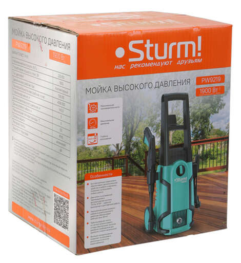 Изображение для Мойка высокого давления Sturm! PW9219 (1.9 кВт)