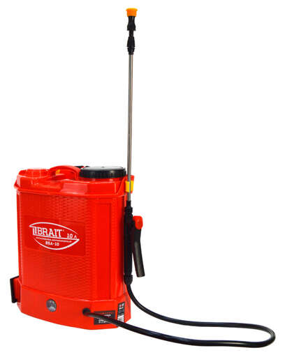 Изображение для Опрыскиватель аккумуляторный Brait BSA-10 (объем 10л,рабочее давление 1,5-4 бар, АКБ гелевый, 12В,8Ач) 