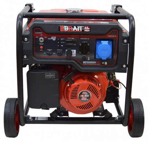 Изображение для Генератор бензиновый инверторный Brait BR7500iOEMPRO (5.5 кВт, электростартер)
