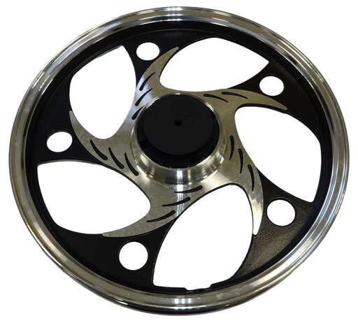 Изображение для Обод 17" задний литой, барабан. тормоз 1,6-17  Альфа, Дельта, Zodiak  "КОГОТЬ ТИГРА" (610-2) Тип 2