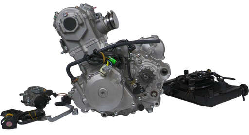 Изображение для Двигатель 4т 449 см3 194MQ, NC450, ZONGSHEN, 4х клапанный, электростартер, жидкостное охлаждение