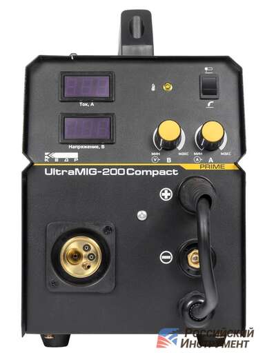 Изображение для Сварочный полуавтомат КЕДР UltraMIG-200 Compact (MMA, MIG/MAG)