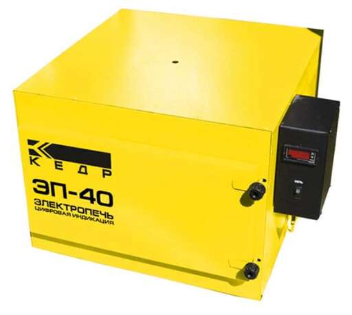 Изображение для Электропечь КЕДР ЭП- 40 с цифровой индикацией (220В, 400°C, загрузка 40КГ)