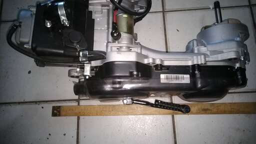 Изображение для Двигатель скутер четырехтактный GY6-80, 150QMF,  70 см3, ВАНЧАНГ (марк 49),  длинный 12", 70 см3