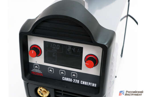 Изображение для Сварочный полуавтомат Ресанта САИПА-220 СИНЕРГИЯ (синергетическое управление, MMA/MIG-MAG/TIG LIFT)