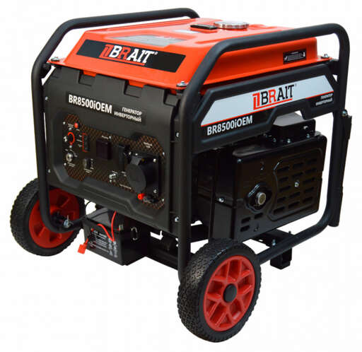 Изображение для Генератор бензиновый инверторный Brait BR8500iOEM (7 кВт, электростартер)