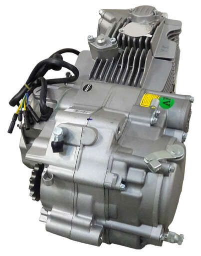 Изображение для Двигатель четырехтактный. 150 см3  YX-150 (1P60FMJ), масляное охлаждение, МКПП4, все вверх, эл+кикстартер, нижний электростартер для питбайков