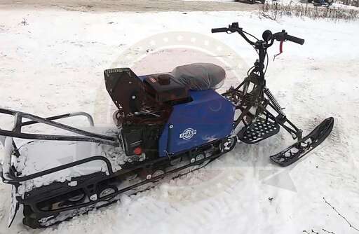 Изображение для Мотобуксировщик с лыжным модулем  ЛИДЕР-3H-3Т-15АП (LIFAN 15 лс, освещение, электростартер, гидравлика, реверс,подогрев ручек, рычажный модуль)