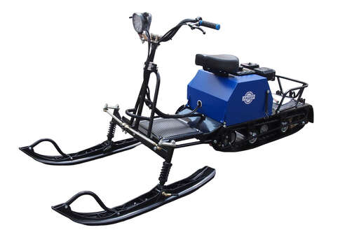 Изображение для Мотобуксировщик компактный Лидер-Дельта-2 с лыжным модулем (Lifan 8 лс, фара)