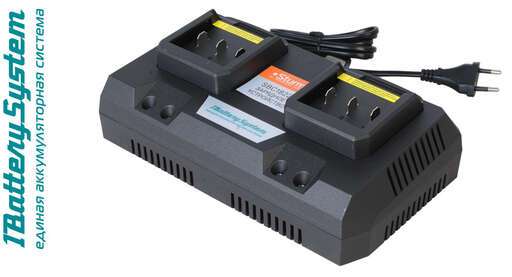 Изображение для SBC1822 зарядное устройство Sturm! 1BatterySystem 18 В, 2 x 4 А для двух батарей