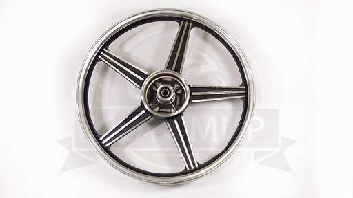 Изображение для Обод 18" задний литой,  барабан. тормоз 1,6-18  HUNTER (5и лучевой) колодки 110 мм, серебристый
