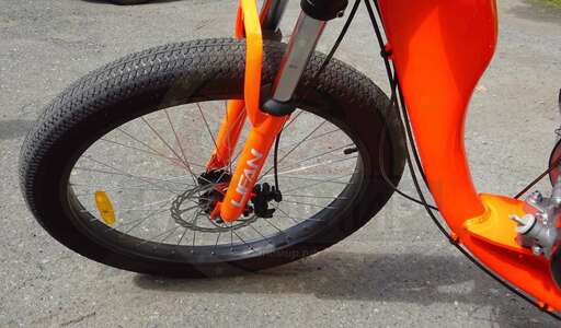 Изображение для Велосипед 26" фэтбайк с веломотором LIFAN (4х тактный), (двигатель + кожух) LIFAN 152F-3