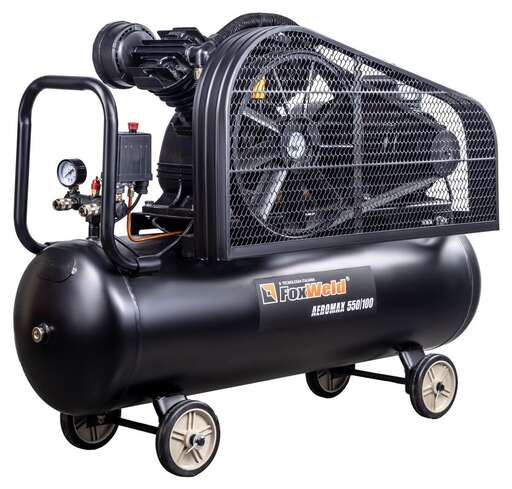 Изображение для Компрессор масляный ременной Foxweld AEROMAX 550/100 (4 кВт)