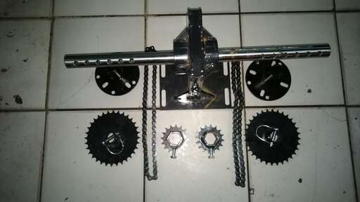 Изображение для Ходоуменьшитель бензинового китайского мотоблока (вал фрез S32, 9 лс) ПОЛНЫЙ КОМПЛЕКТ