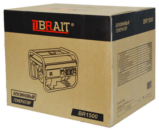 Изображение для Генератор бензиновый Brait BR1500 