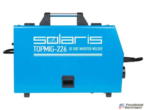 Изображение для Сварочный полуавтомат Solaris TOPMIG-226 (MIG-MAG, горелка 3 м)