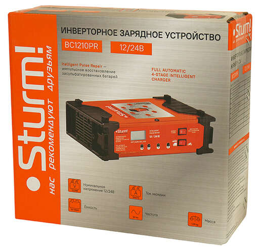 Изображение для Зарядное устройство Sturm! BC1210PR
