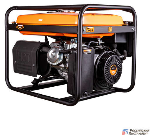 Изображение для Бензиновый генератор Foxweld STANDART G6500 E (5.2 кВт, электростартер)