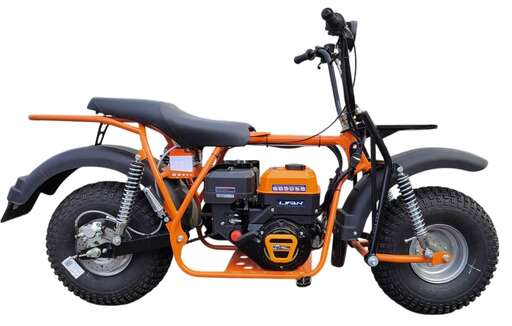 Мотоцикл СПРИНТ на редукторе, колеса 8” (20х7-8’’), Lifan KP230ER, фара, электростартер
