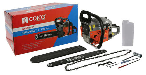 Изображение для Бензопила СОЮЗ ПТС-99452Т