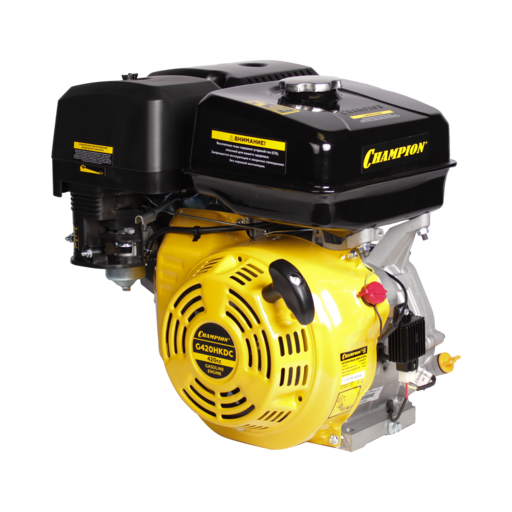 Изображение для Двигатель с горизонтальным валом CHAMPION G420HKDC (15 лс, катушка 5А, 25 мм)