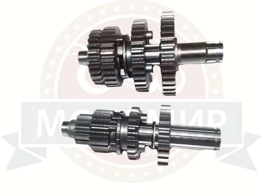 Изображение для Коробка в сборе Альфа 72-125 сс, TTR125 под шарикоподшипник (перв. вал со ступенькой)