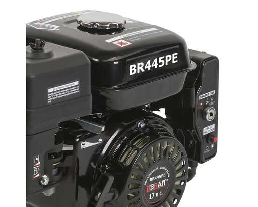 Изображение для Двигатель Brait BR445PE (17 лс, 25 мм, электростартер)