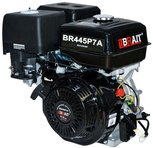 Изображение для Двигатель бензиновый Brait  BR445P7A (17 лс, катушка 7А, 25 мм)