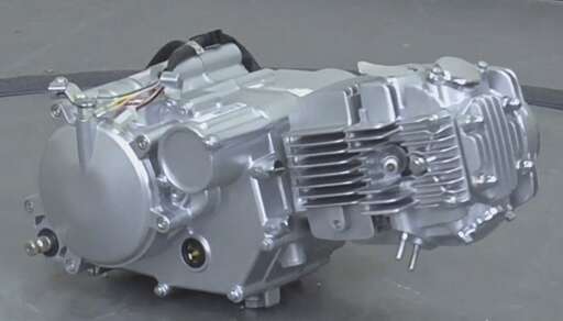 Изображение для Двигатель четырехтактный, 150 см3 (С150, 1P56FMJ), 4МКПП (1-N-2-3-4), электро и кикстартер, педаль как "ЮП5"