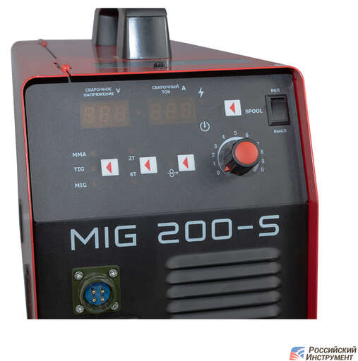 Изображение для Сварочный полуавтомат Foxweld KVAZARRUS MIG 200-S (синергетическое управление, MMA/MIG-MAG/TIG LIFT)