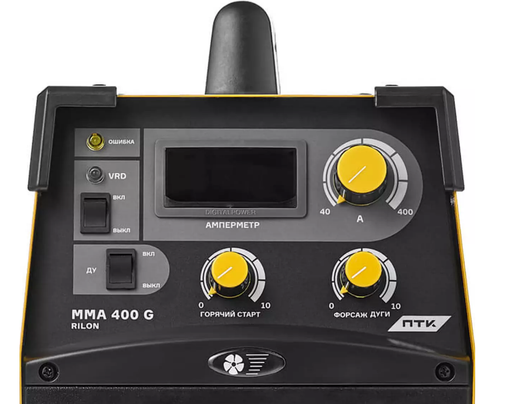 Изображение для Сварочный инверторный аппарат ПТК RILON MMA 400 G (НАКС)