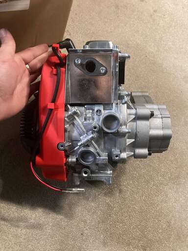 Изображение для Двигатель Веломотор 4х такт. 144F (цепной редуктор) ГОЛЫЙ