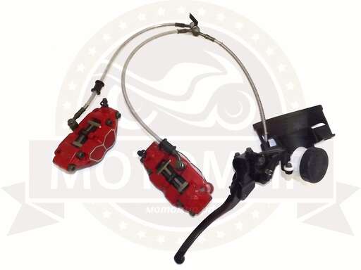 Изображение для Гидравлика передняя в сборе FALCON SPEEDFIRE 250см3 (1 ручка)(RF2B808)(L-750mm, 2 поршня, 2 суппорт)