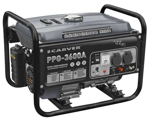 Бензиновый генератор Carver PPG-3600А (2.8 кВт)