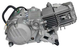 Изображение для Двигатель четырехтактный, 190 см3+РАДИАТ ZS190E(ZS1P62YML-2), масляное охлаждение, МКПП5,все вверх,эл+кикстартер, нижний электростартер для питбайков