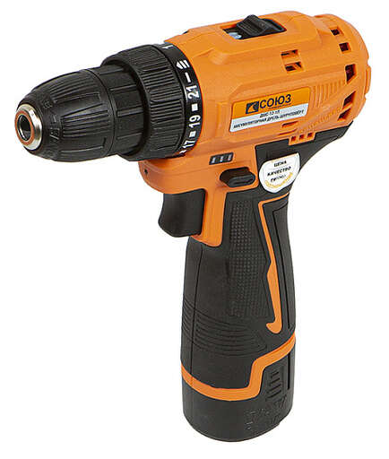 Изображение для Аккумуляторный шуруповерт СОЮЗ ДШС-14-1Л