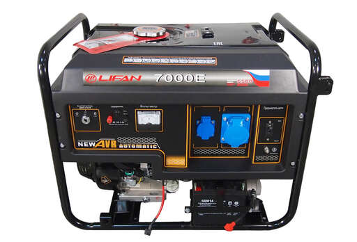 Изображение для Генератор Lifan 6 GF-4 (LF7000E) (6.5 кВт, электростартер)