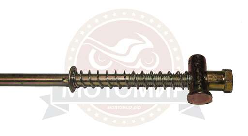 Изображение для Тяга заднего тормоза Аякс 300/350 задняя в сборе с пружиной и гайкой (980мм)  (S-P59D250)