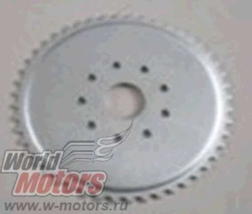 Изображение для Звезда ведомая 36 зубов F50,F80,NR50,NR80,T100,72(8P) цинк (9 отверстий)