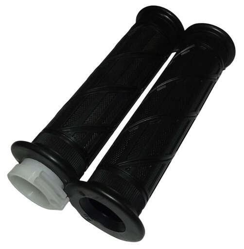 Изображение для Ручка руля правая (газа) TRICKLER 2 в сборе (с резинкой) + ручка левая (резиновая)