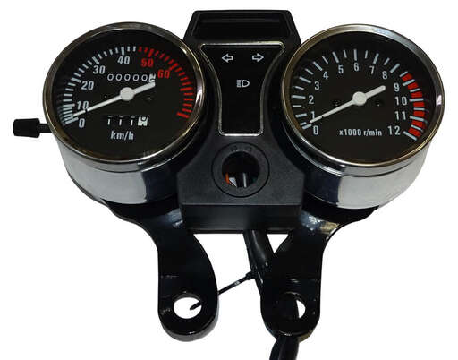 Изображение для Щиток приборов Альфа с разметкой до 45км/ч, далее красная зона-ТЮНИНГ для Альфы