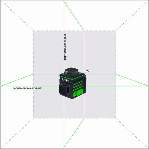 Изображение для Лазерный уровень ADA CUBE 2-360 GREEN PROFESSIONAL EDITION