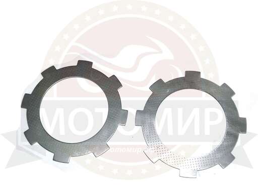 Изображение для Диск сцепления 139 FMB/147FMF/152FMH Альфа "Zodiak" металл.№6 (компл 2 шт.) (мех. сцепление)